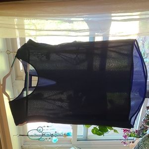 Blue/black shirt reversible